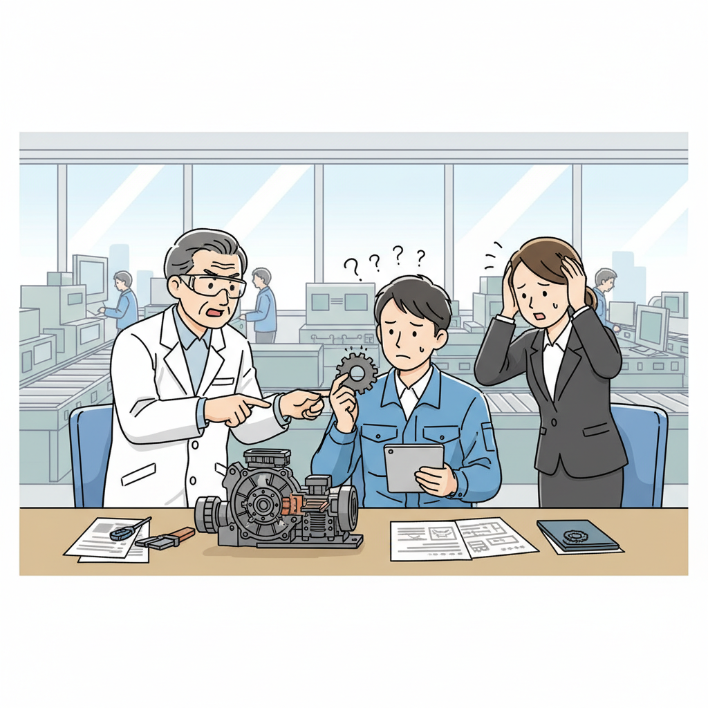 課題シーンのイラスト