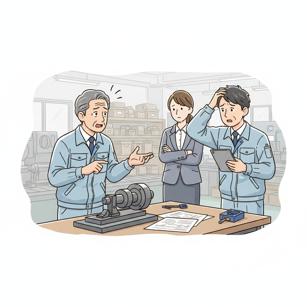 課題シーンのイラスト