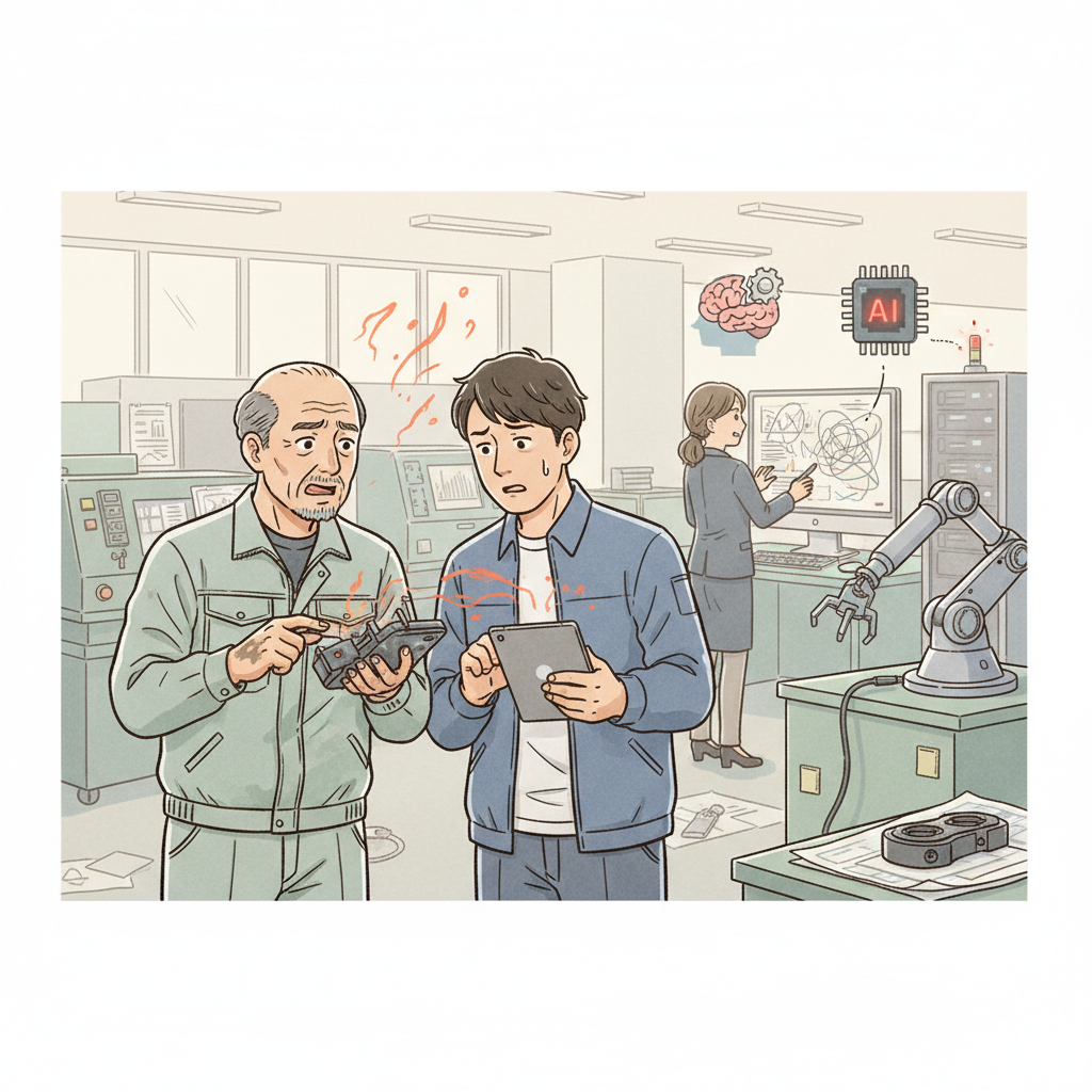 課題シーンのイラスト